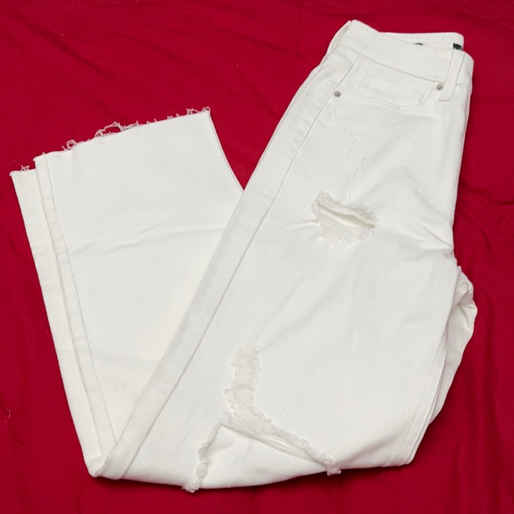 Straight leg mom jeans